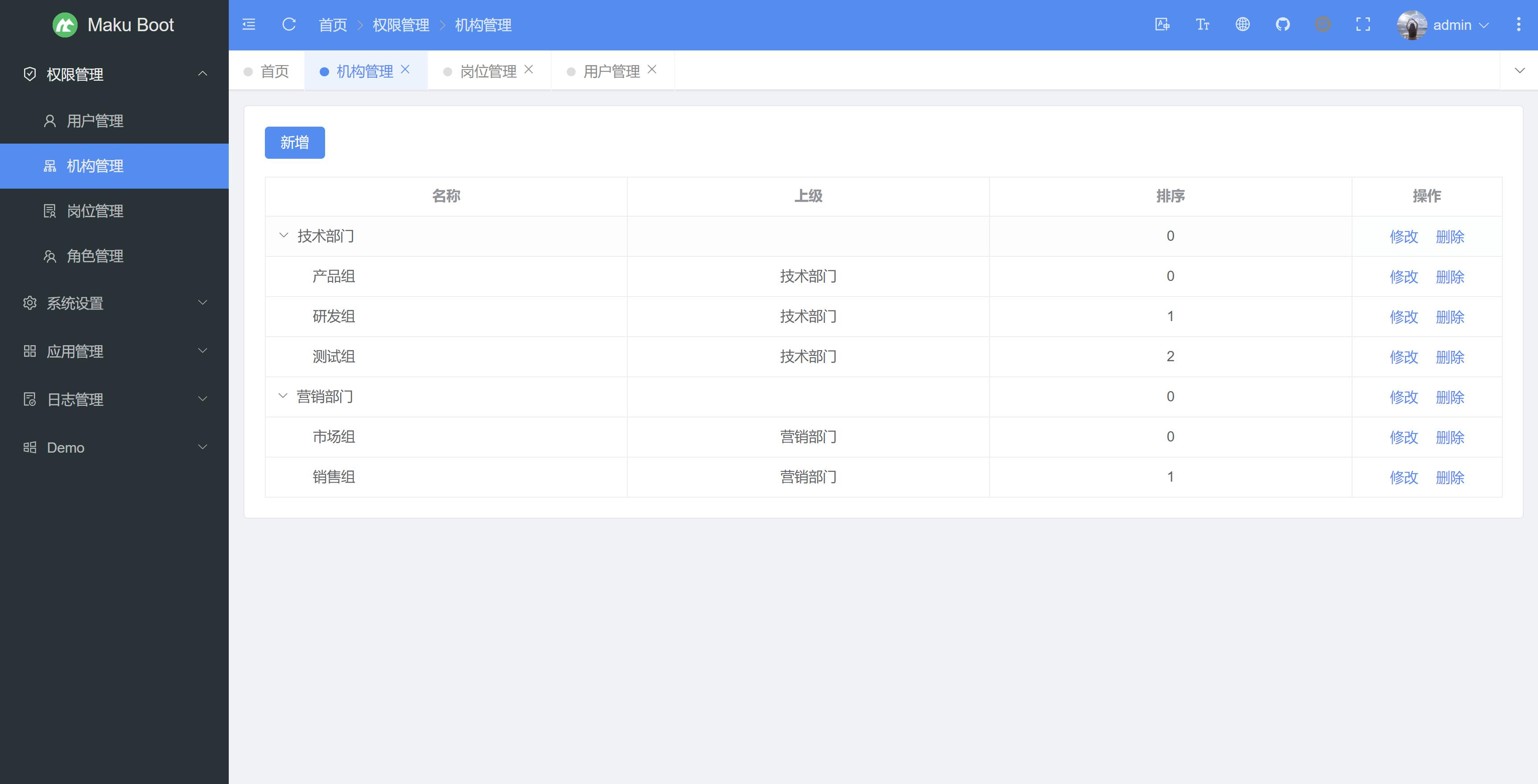maku-boot企业级快速开发平台 v4.10.0